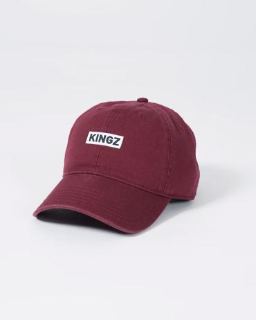 Kingz slant Dad Hat - maroon
